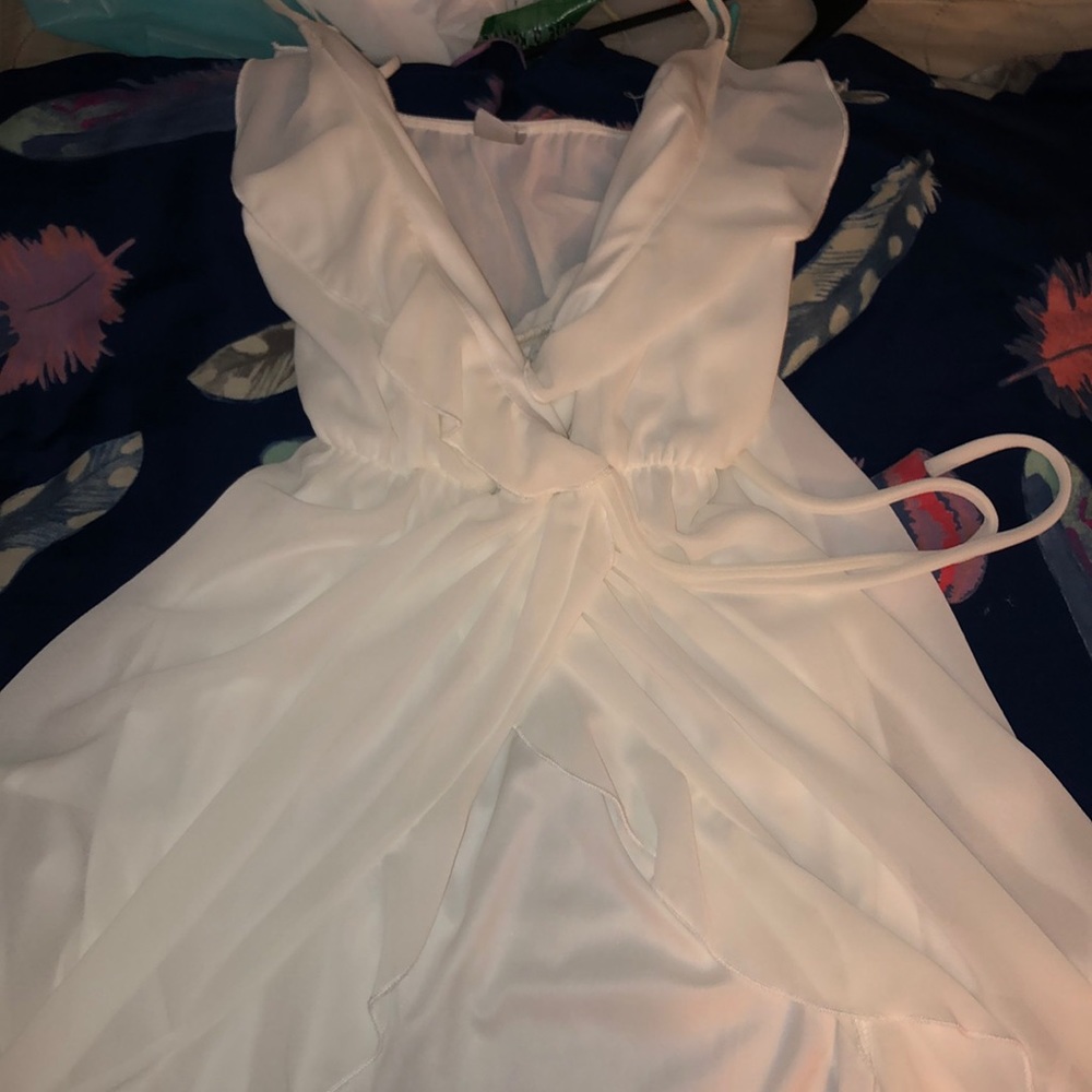 white dress